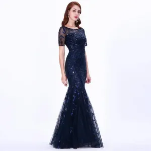 Elegant Multicolor Mermaid Dress with Flattering Silhouette