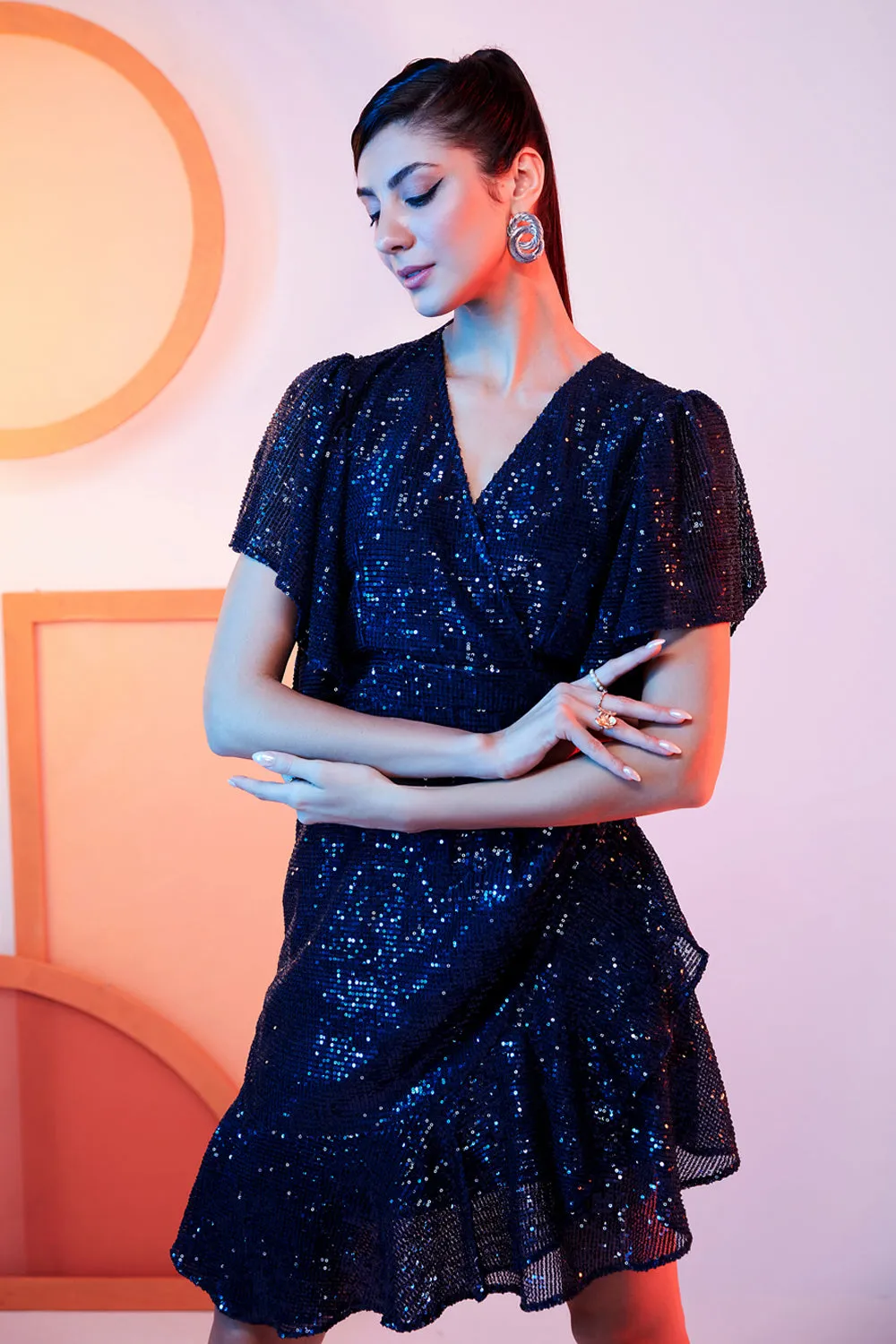 Flattering Sequin Dress