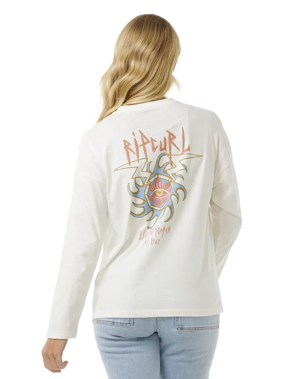 Hypnotic Eye Heritage T-Shirt in Bone