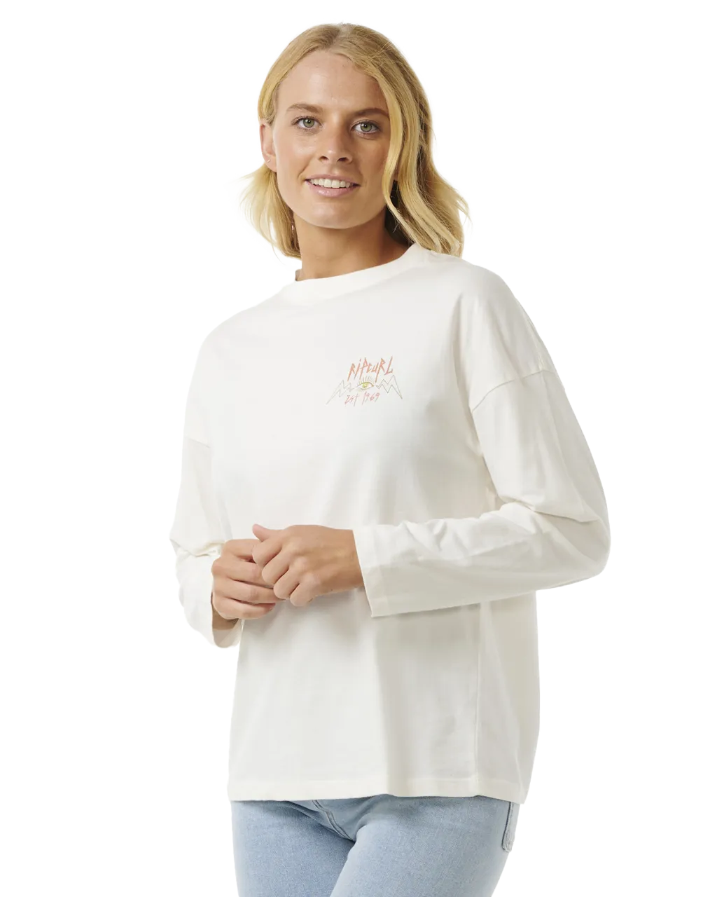 Hypnotic Eye Heritage T-Shirt in Bone