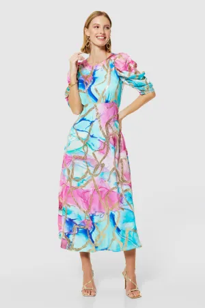 Love Story Print Dress