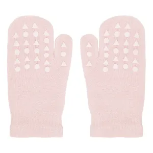Mittens with non-slip grip - Organic Cotton - Soft Pink