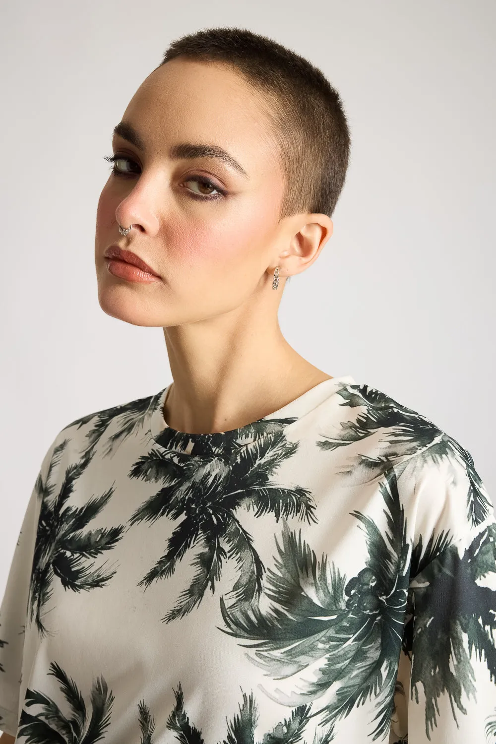 Printed Women's T-Shirt - Tropical Sunset