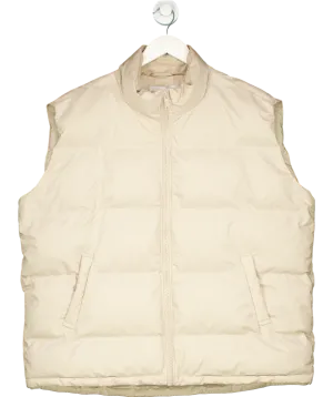 Weekday Beige Layer Puffer Gilet UK XL