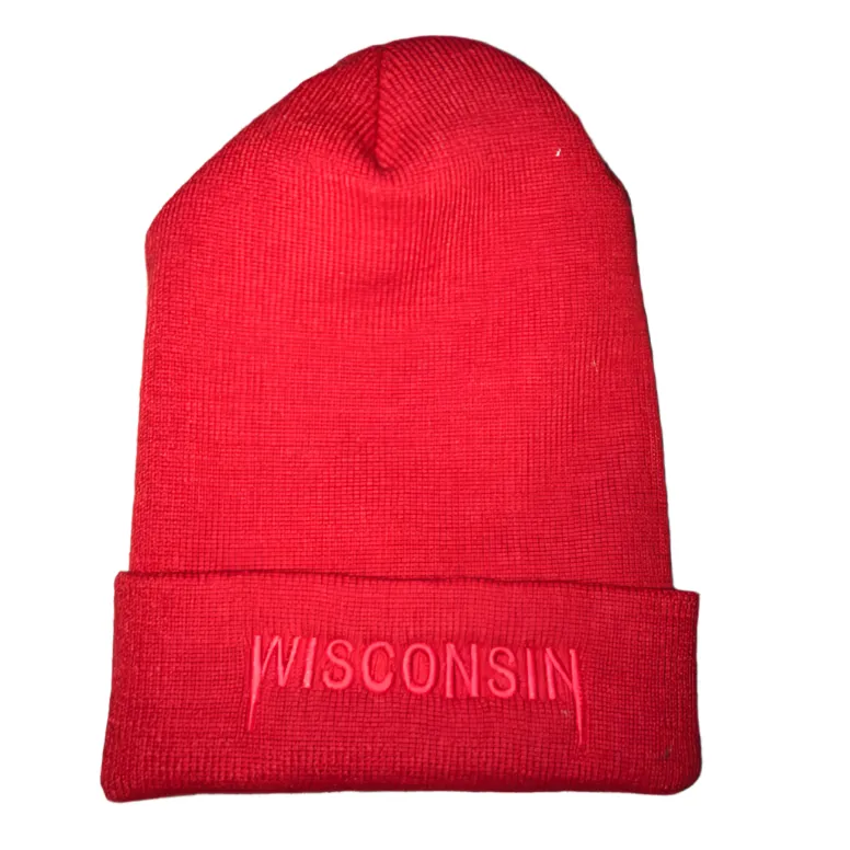 Wisconsin Kanye Embroidered Beanie